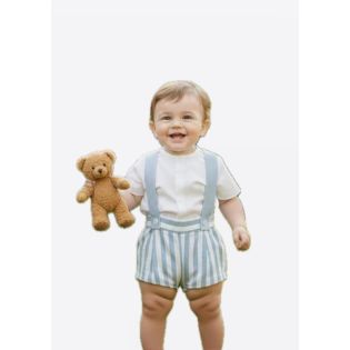 COJUNTO NIÑO AZUL EMPOLVADO