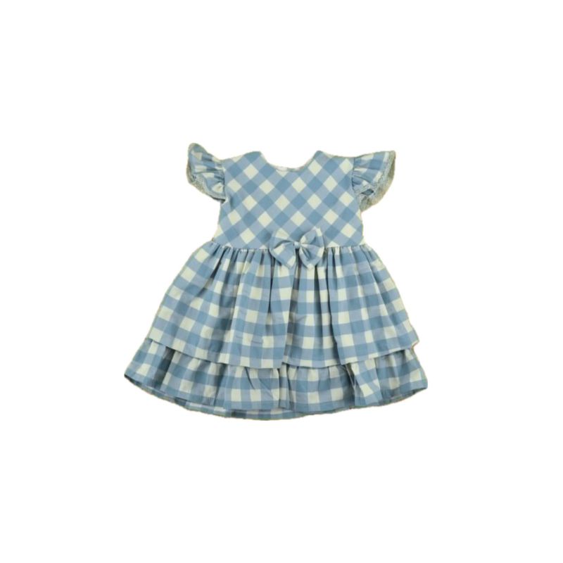 VESTIDO NIÑA CUADROS 