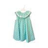 VESTIDO VERDE CUELLO VOLANTE