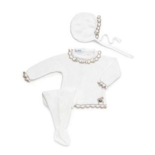 COJUNTO 3 PIEZAS M/L PUNTO CALADO