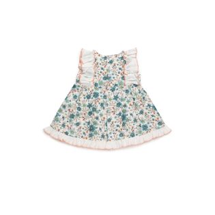 VESTIDO FLORES SALMON