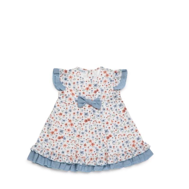 VESTIDO CORTADO CINTURA VOLANTE