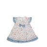 VESTIDO CORTADO CINTURA VOLANTE