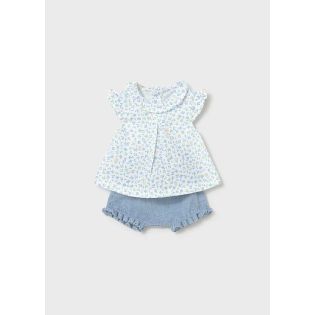 COJUNTO CUBREPAÑAL BLUSA VOLANTE