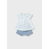 COJUNTO CUBREPAÑAL BLUSA VOLANTE