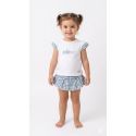 CONJUNTO BB BRAGA FALDA TURQUESA