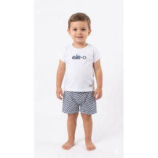 CONJUNTO BB NIÑO ZIGZAG MARINO
