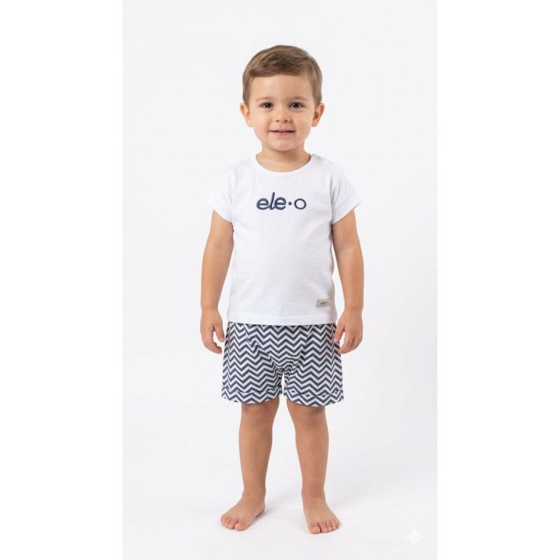 CONJUNTO BB NIÑO ZIGZAG MARINO