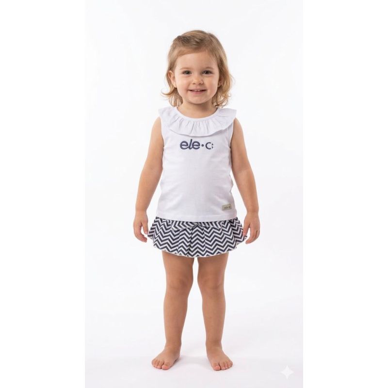 CONJUNTO BB BRAGA FALDA MARINO
