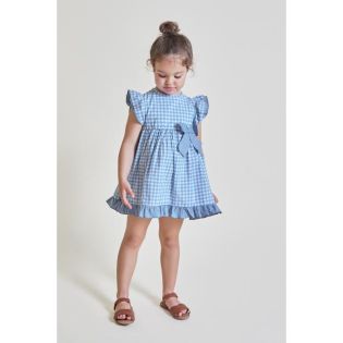 VESTIDO VICHY CIELO