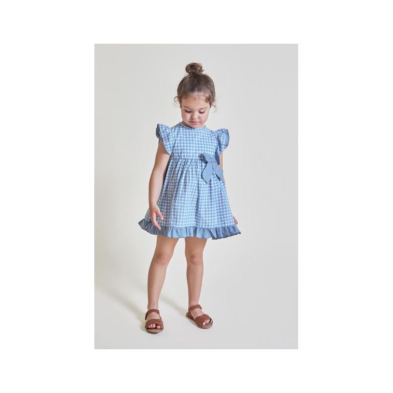 VESTIDO VICHY CIELO