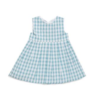 VESTIDO CORTADO AZUL NUBE