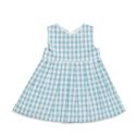 VESTIDO CORTADO AZUL NUBE
