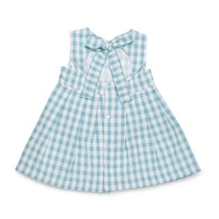 VESTIDO CORTADO AZUL NUBE
