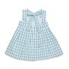 VESTIDO CORTADO AZUL NUBE