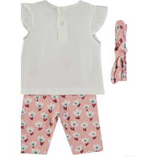 COJUNTO LEGGINS FLOR + DIADEMA