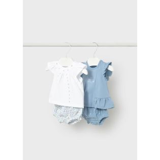 COJUNTO GATITOS AZUL 4 PIEZAS