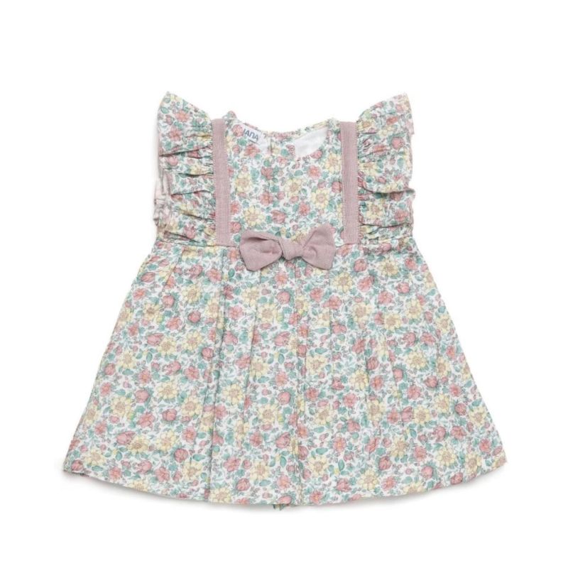 VESTIDO FLORES ROSA MAQUILLAJE