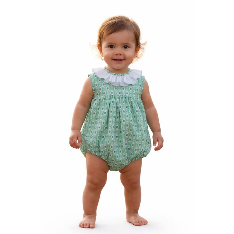 PELELE VERDE CUELLO VOLANTE