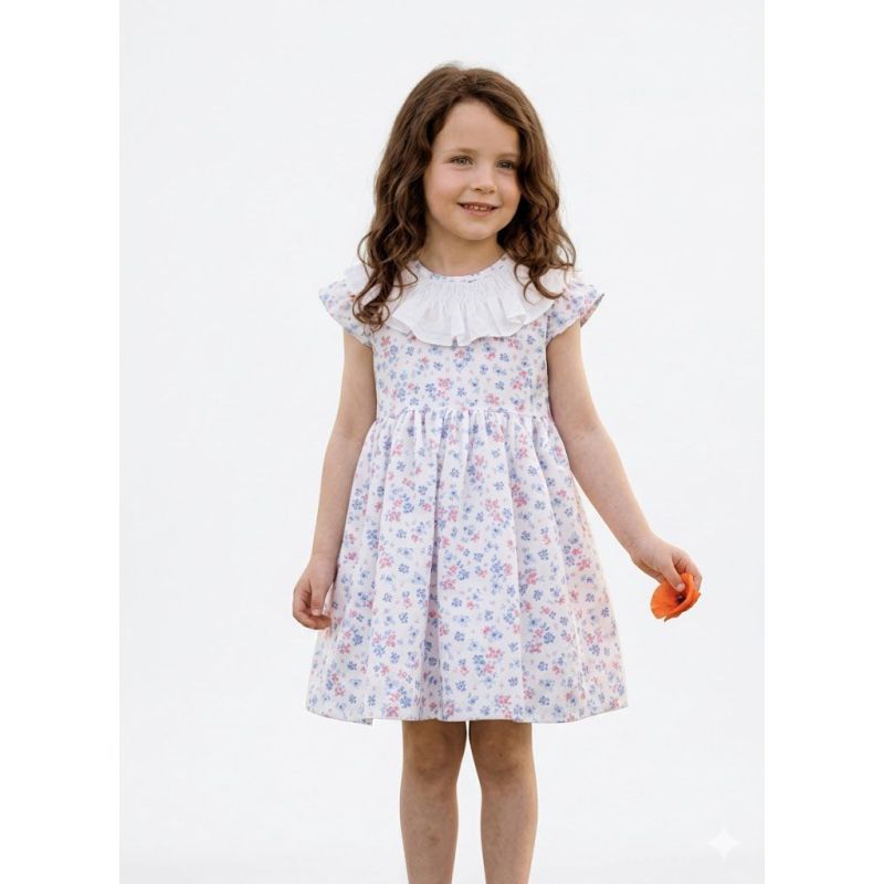 VESTIDO FLARES CUELLO BAMBULA