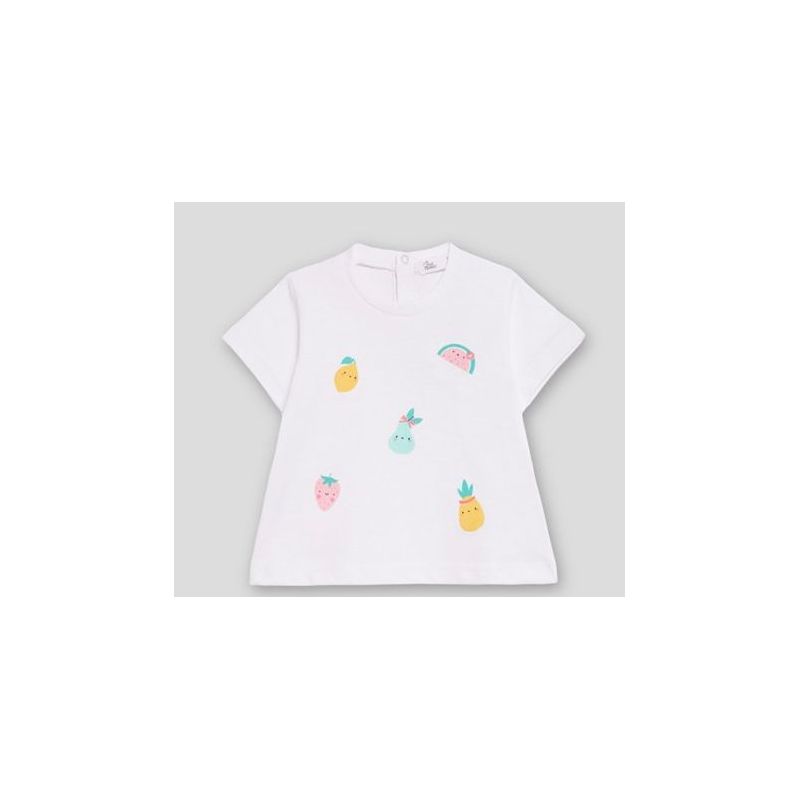 CAMISETA BLANCO FRUTAS