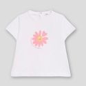 CAMISETA BLANCO FLOR