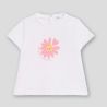 CAMISETA BLANCO FLOR