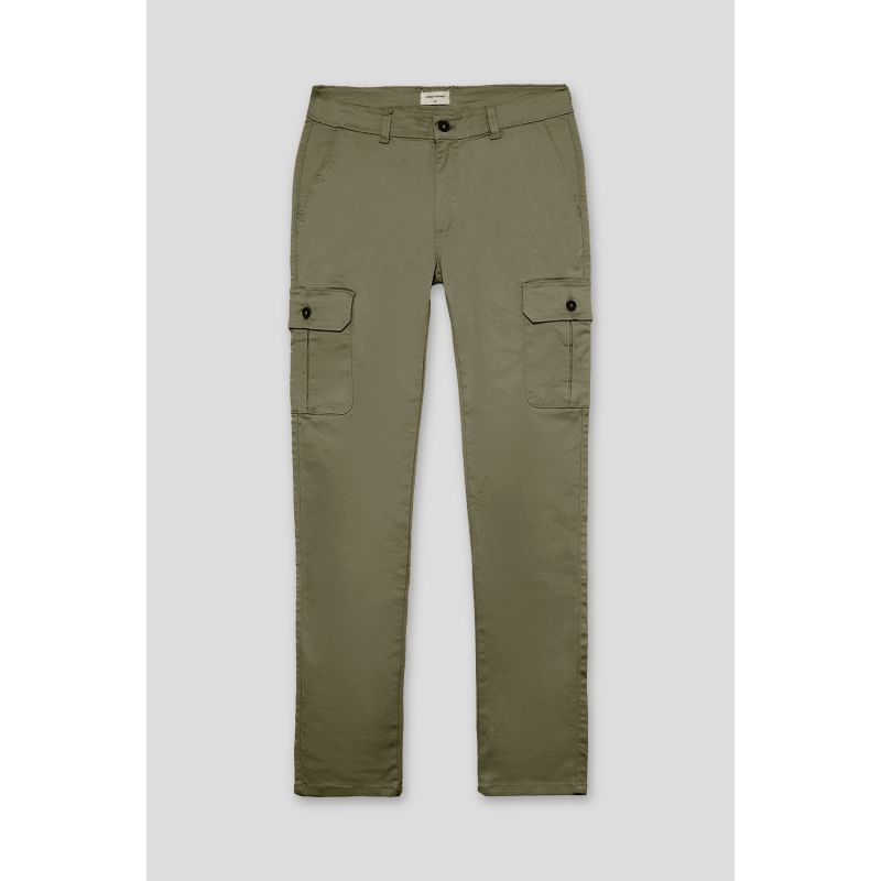 PANTALON CARGO VERDE KAKI