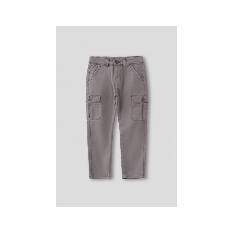 PANTALON CARGO GRIS