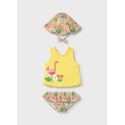 CONJUNTO BAÑO 3 PIEZAS NIÑA FLAMENCO