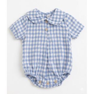 PELELE CUADROS VICHY CELESTE