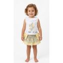 COJUNTO CAMISETA+BRAGA FLOR AMARILLO
