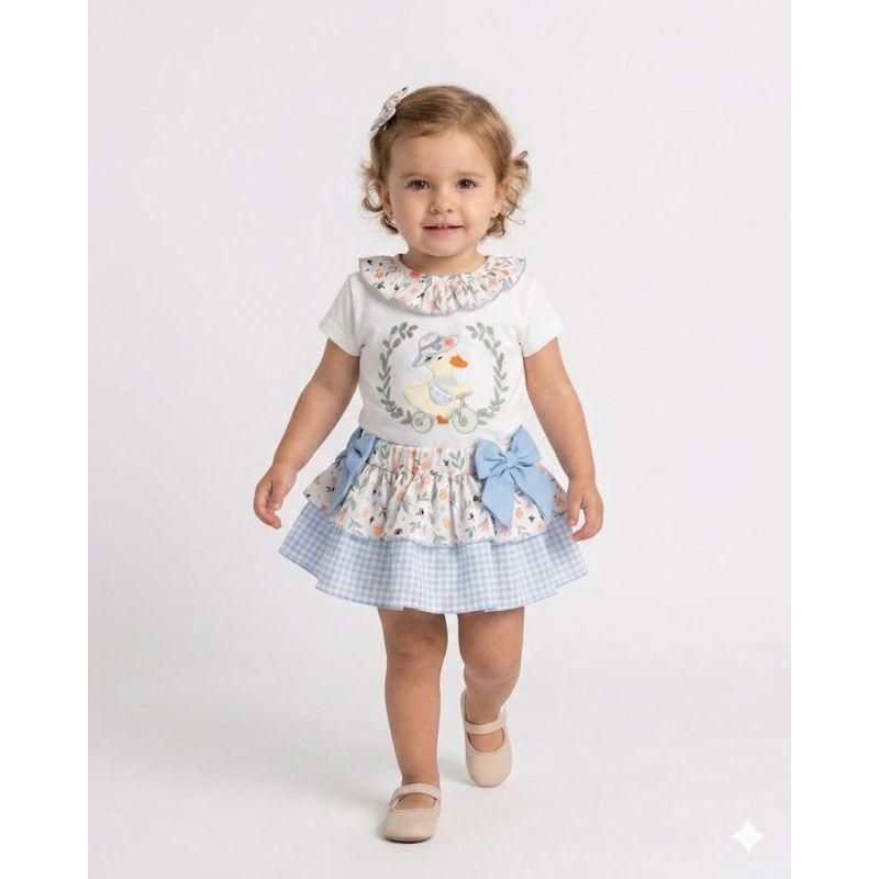 CONJUNTO NIÑA PATO BICICLETA
