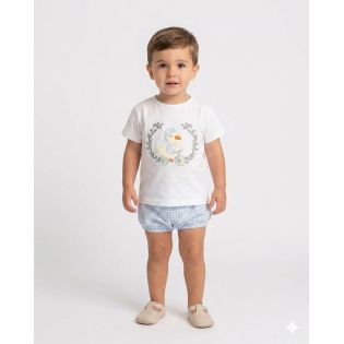 CONJUNTO NIÑO PATO BICICLETA