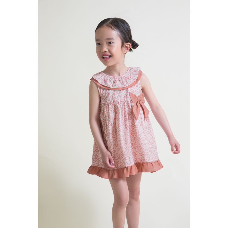 VESTIDO BEBE NIÑA FLORES MAQUILLAJE