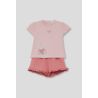 CONJUNTO BEBE NIÑA ROSA CLARO