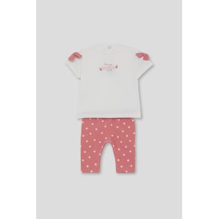 CONJUNTO BEBE NIÑA CRUDO