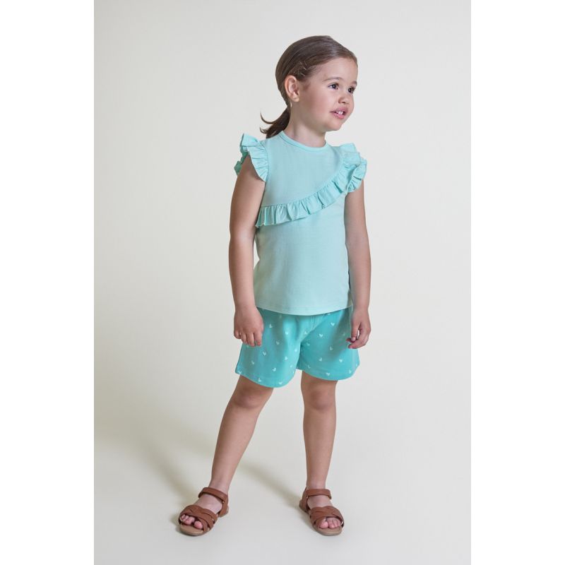CONJUNTO BEBE NIÑA VERDE AGUA