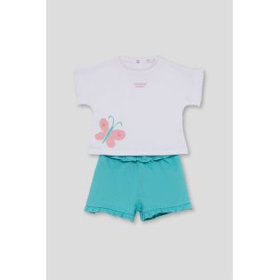 CONJUNTO BEBE NIÑA BLANCO