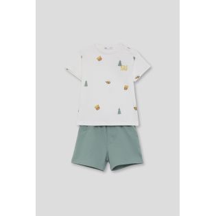 CONJUNTO BEBE NIÑO AVEJA VERDE ICEBERG