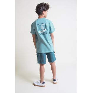 CONJUNTO NIÑO VERDE AZULADO